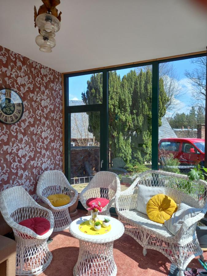 Familienfreundliche Ferienwohnung Erzgebirge Schneeberg  Εξωτερικό φωτογραφία