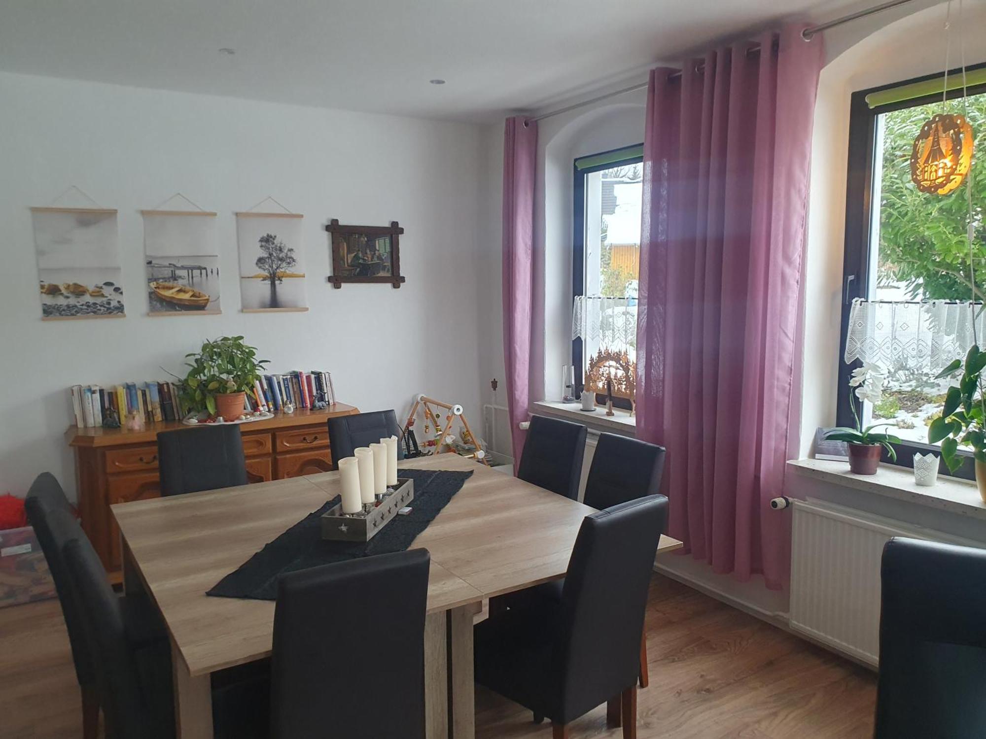 Familienfreundliche Ferienwohnung Erzgebirge Schneeberg  Εξωτερικό φωτογραφία